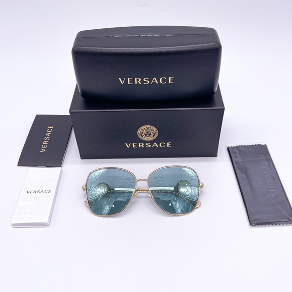NEW VERSACE VE2256 1002/9C BUTTERFLY WOMEN SUNGLASSES VERSACE MOD 2256 10029C - Picture 13 of 13